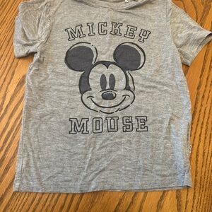 Little Sleepies Gray Mickey Mouse Tee